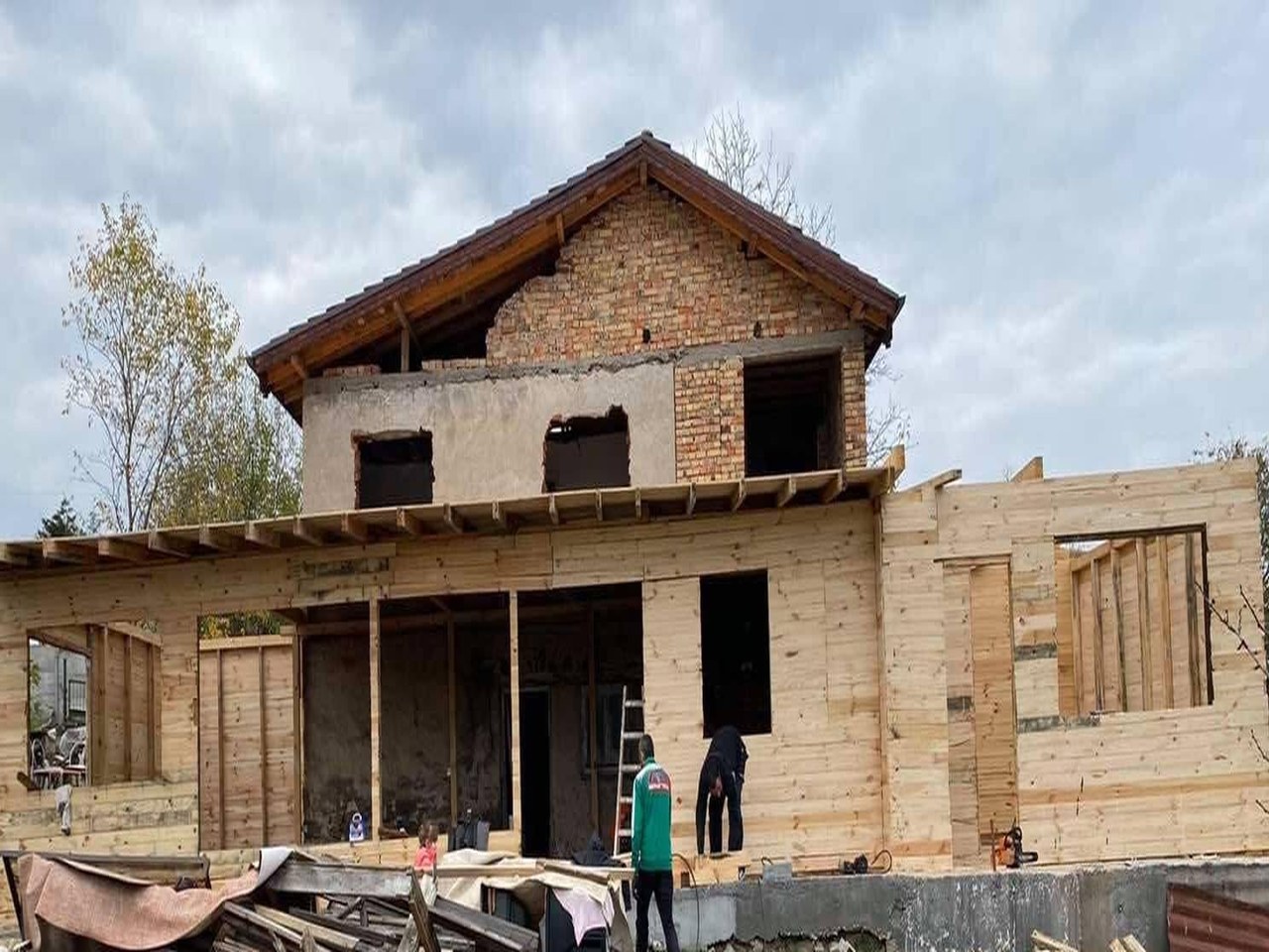 Дървена конструкция при реконструкция на стара къща
